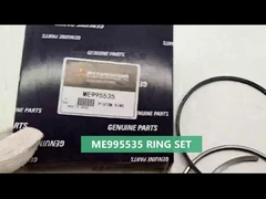 6D16T 6D16 Ekskavatör Motor Parçaları Piston Halkası ME995535 Halka Seti