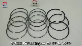 HYUNDAI HD56 HD78 D4DD Dizel Motor için 104mm Piston Halkası Seti OE 23040-45500
