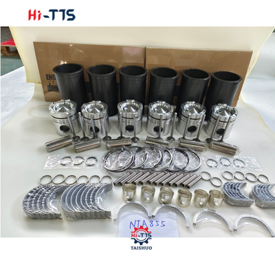 NTA855 Silinder Liner kit 3017349 3803977 3803703 Traktör kazık makinesi motor tamir parçaları