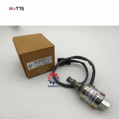 Döner solenoid valfi PC200-5 6D95 12V 24V 20Y-60-11713 20Y-60-11712