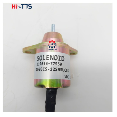 119653-77950 1503ES-12S5SUC5S Motoru 4TNV88 4TNV94 4TNV106 için 12V durak solenoid valfi