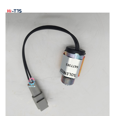 12V 24V kazık makinesi motor parçaları yakıt durdurucu solenoid valfi 6677383
