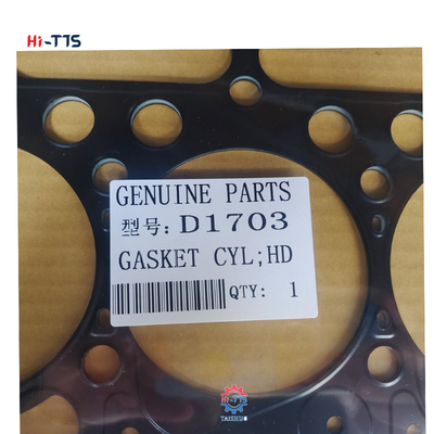 Silindir başı gazket D1703 Metal 1G750-03312 Motor parçaları için gazket Silindir başı