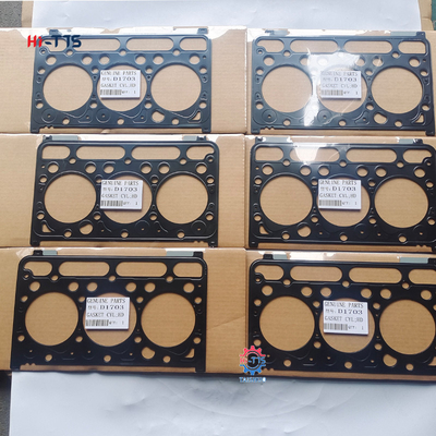 Silindir başı gazket D1703 Metal 1G750-03312 Motor parçaları için gazket Silindir başı