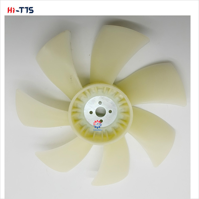 ZAX50 4 delikli 7 yapraklı fan bıçağı Motor yedek parçası için