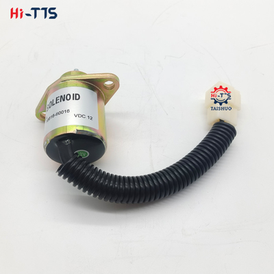 12V kazıcı motor parçaları yakıt durdurucu solenoid valfi 16616-80016