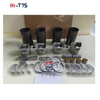 EX200-3 EX210-3 EX240-3 Ekskavator Liner, Piston, Halka, Valfler, Kapatma, Tam Gasketi Keti için 4HK1 Motor Kiti