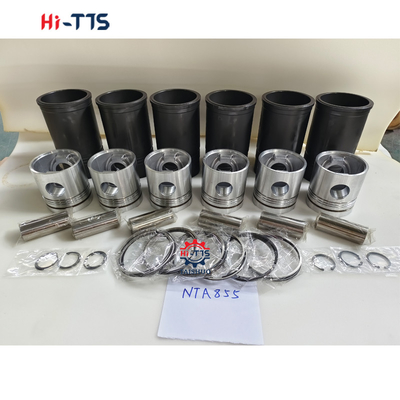 NTA855 Silinder Liner kit 3017349 3803977 3803703 Traktör kazık makinesi motor tamir parçaları