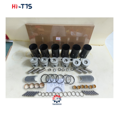 6D34T Silinder Liner kit ME999711 ME99240 ME012900 Traktör kazıcı motor tamir parçaları