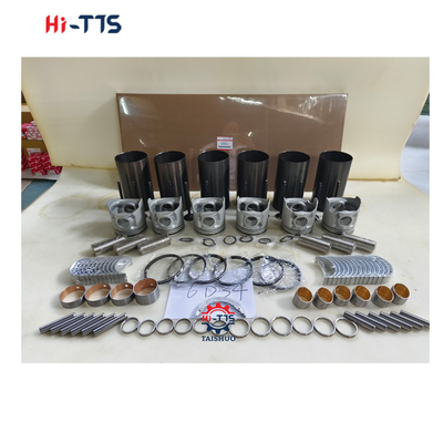 6D34T Silinder Liner kit ME999711 ME99240 ME012900 Traktör kazıcı motor tamir parçaları