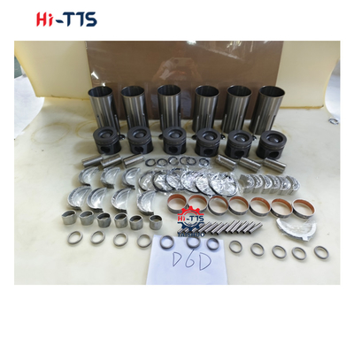 D6D Silinder Liner kit 0450-1365 2046-0011 2089-0422 Dizel motor parçaları için motor yeniden inşa kitleri