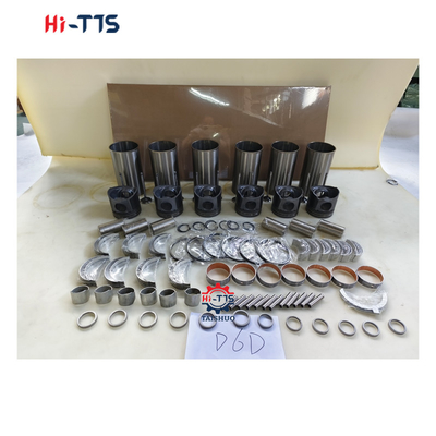 D6D Silinder Liner kit 0450-1365 2046-0011 2089-0422 Dizel motor parçaları için motor yeniden inşa kitleri