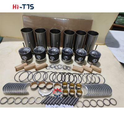 DE12 Ekskavator Motoru Parça Adı Silindir Liner Kit Liner Piston Ring Valves Bushing Full Gasket Kit ile Tam