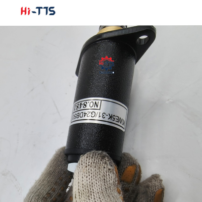 YN35V00050F1 SK200-8 SK250-8 SK330-8 SK350-8 Ekskavatör Makinesi Parçaları için 24V Durdurma Solenoid Valf