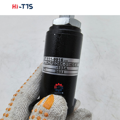 111-9916 E320B 320C E320D E325B Ekskavatör Makineleri Parçaları için 24V Durdurma Solenoid Valf