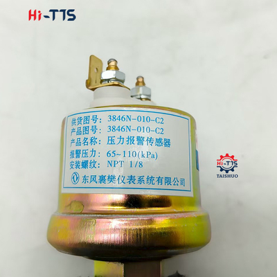 Yağ Basınç Sensörü Çift Ayaklı Solenoid Valf 3846N-010-C2 622333 Ekskavatör İçin