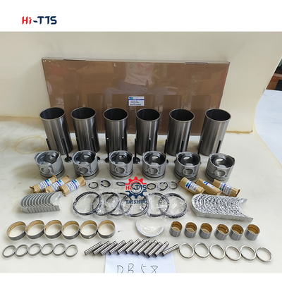Ekskavatör DH220-7 Motor DB58 Revizyon Takımı Silindir Gömlek Takımı Piston 6 silindir 65.02501-0416