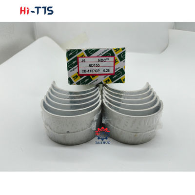 6D155 +25 Bağlantı çubuğu rulmanı 6127-21-8071 6127-31-3042 Komatsu motor parçaları için uygundur