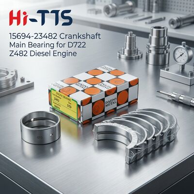 Satış Sonrası 15694-23482 D722 Z482 Dizel Motor Yedek Parçaları için Krank Mili Ana Yatağı