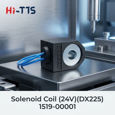 İyi bir fiyat. 24V 16mm 1519-00001 2519-9008 DH220-5 DH215-7 DH225-7 DX140LC kazıcı aksesuarları için hidrolik solenoid bobini çevrimiçi