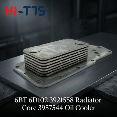 Yüksek Kaliteli Motor Parçaları 3921558 3957544 6BT 6D102 Makine Motor yedek parçaları için yağ soğutucu