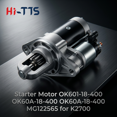 İnşaat Motoru Parçaları 12V 2.2KW 11T 03111-4200 0K601-18-400 0K60A-18-400 K2700 dizel motoru için