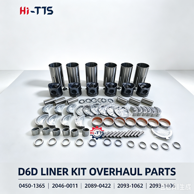 D6D LINER KIT DÜZEMELERİ için 0450-1365 2046-0011 2089-0422 2093-1062 2093-1406 0425-0012 2094-9868