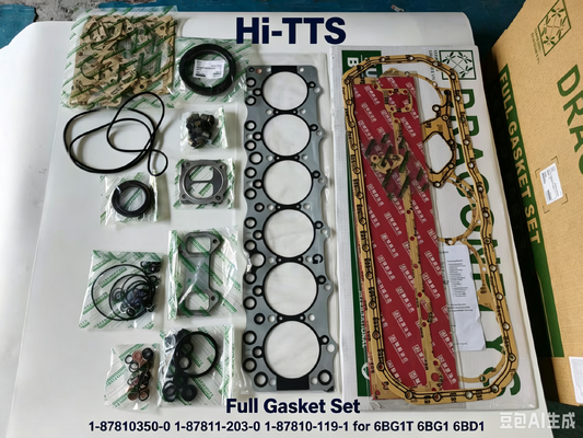 1-87810350-0 1-87811-203-0 1-87810-119-1 6BG1T 6BG1 6BD1 Motor Tamir Seti için Tam Gasketi Seti