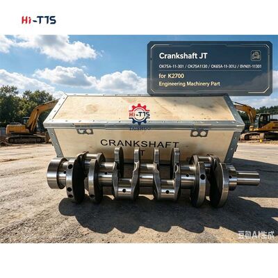Krank mili OK75A-11-301 OK75A1130 OK65A-11-301 K2700 JT Dizel Motor Alaşımlı Altın Mühendislik Makine Parçası