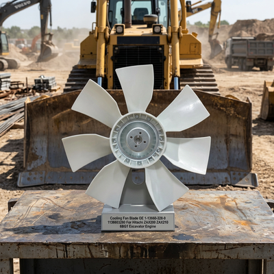 Soğutma fan bıçağı OE 1-13660-328-0 1136603280 ZAX200 ZAX210 6BG1 Ekskavator motor parçaları için